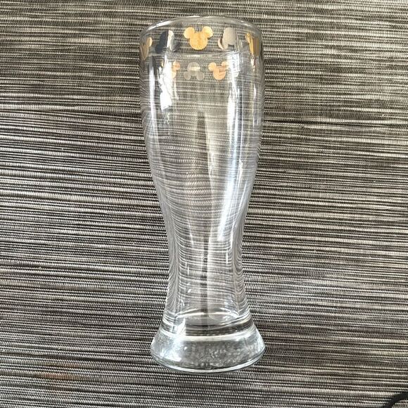 Disney Mickey Mouse Elegant Clear Drinking Glass - Picture 1 of 5